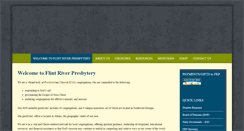 Desktop Screenshot of flintriverpresbytery.org